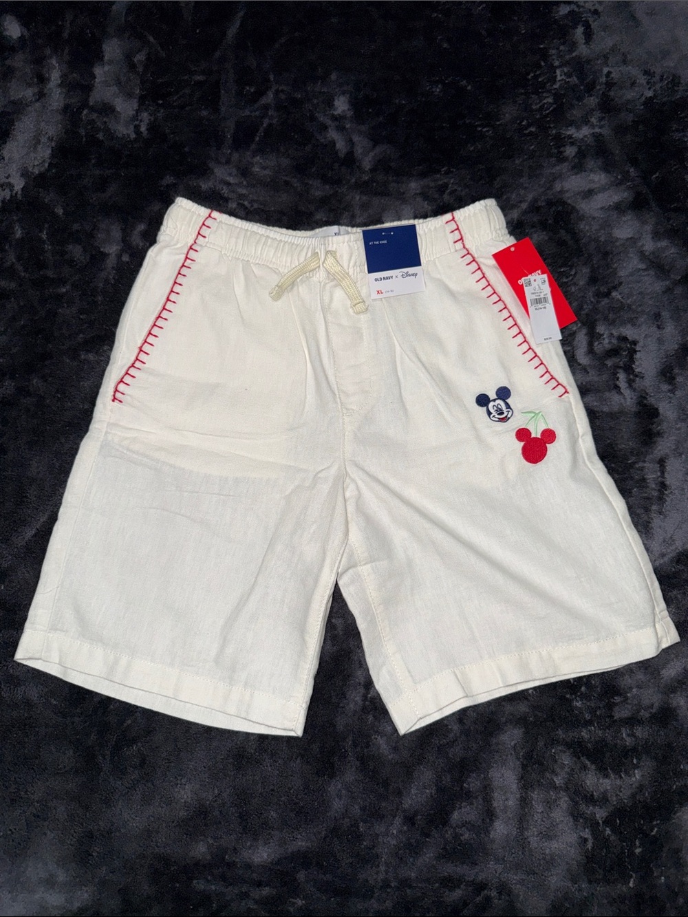 ON x Disney Knee Length Linen-Blend Shorts - XL